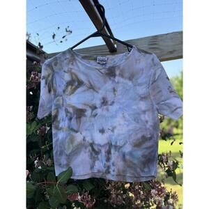 Ice tie Dyed Cropped Top